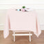 Polyester 54"x54" Table Overlay Square Tablecloth Blush - Wrinkle-Resistant & Durable Table Cover