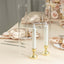 2-Pack Glass Pillar Hurricane Candle Shades - Clear Chimney Tube with 2.25" Wide Open Ends 14"