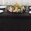 Sequin Dots Polyester 60"x126" Rectangle Tablecloth Shimmering Black - Wrinkle Free & Sparkling Table Cover