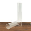 2-Pack Glass Pillar Hurricane Candle Shades - Clear Chimney Tube with 2.25" Wide Open Ends 12"