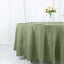 Polyester 108" Round Tablecloth Dusty Sage Green - Wrinkle-Resistant Table Cover