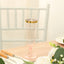 12-Pack Plastic Champagne Flutes Transparent Blush with Gold Rim - Stylish Disposable Cocktail Glasses for Parties 5oz 6"