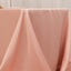 Lamour Satin 90"x132" Rectangle Tablecloth Dusty Rose - Soft & Silk-Like Seamless Table Cover