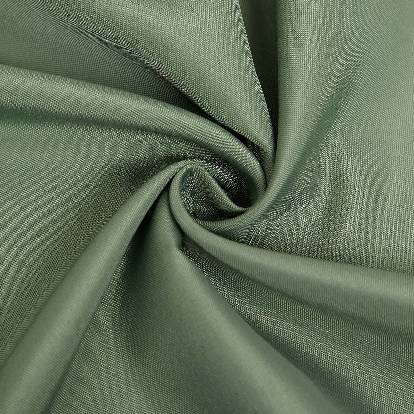 Polyester Slip On Folding Chair Covers Dusty Sage Green - Stain-Resistant Reusable Durable Fabric