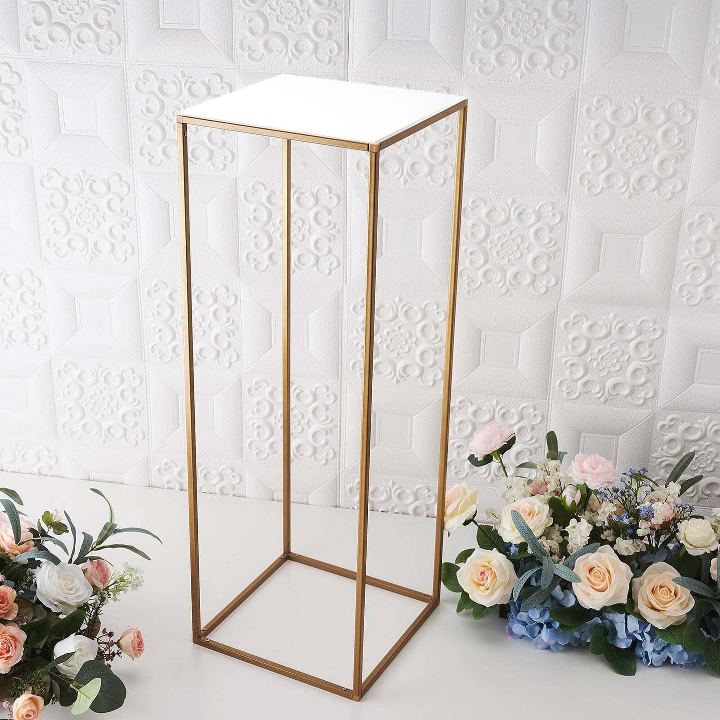 2-Pack Acrylic Plexiglass Sheets Top Plates White Square - Protective Film Coating 11" 3mm Thick