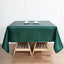 Satin 72"x72" Table Overlay Square Tablecloth Hunter Emerald Green - Smooth Finish Table Cover
