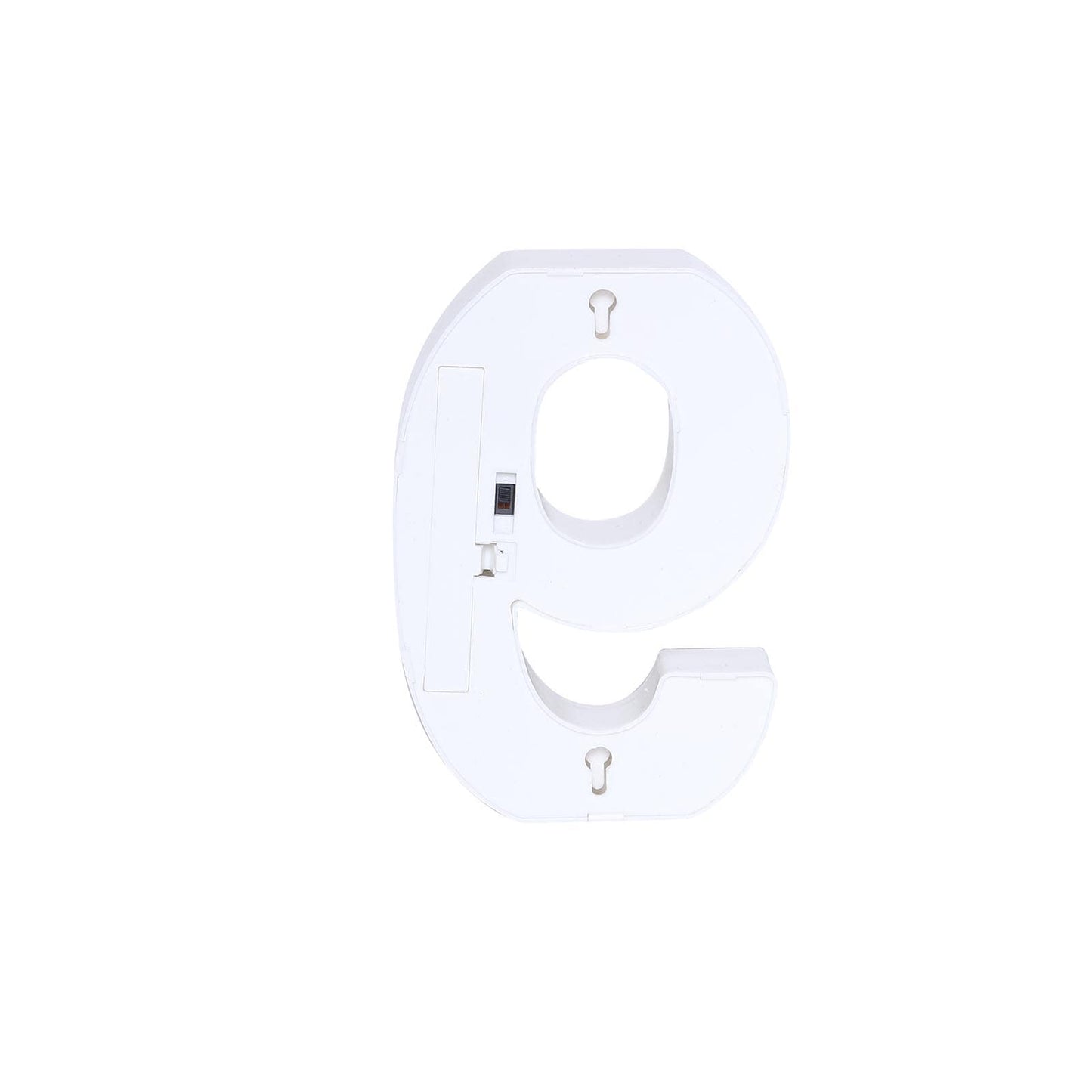 3D Marquee Number "9" Warm White 6 LED Lights Gold - Stylish Light-Up Accent for Events 6"