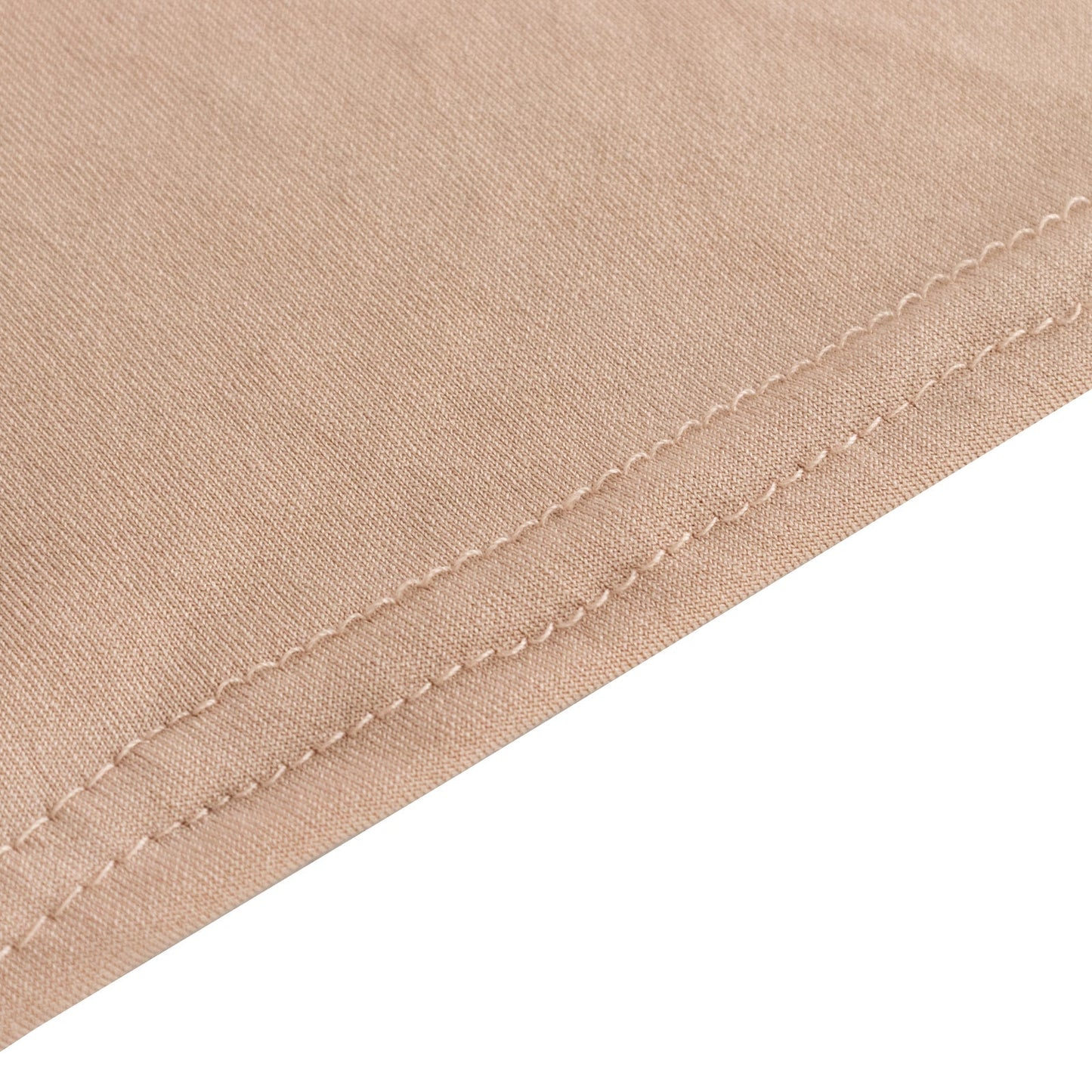 Spandex 30" Round Cocktail Table Cover Nude - Easy to Maintain Stretch Fitted Highboy Tablecloth