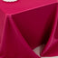 Lamour Satin 90"x132" Rectangle Tablecloth Fuchsia - Soft & Silk-Like Seamless Table Cover