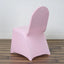 10 Pack Spandex Chair Covers for Banquet Chairs Pink - Durable Reusable Stretch Slip-On Covers