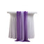 20-Pack 9ft Sheer Table Runners â€“ Purple/Lavender Lilac Shimmer Sheer Drapes, Wrinkle-Free