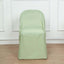Polyester Slip On Folding Chair Covers Sage Green - Stain-Resistant Reusable Durable Fabric