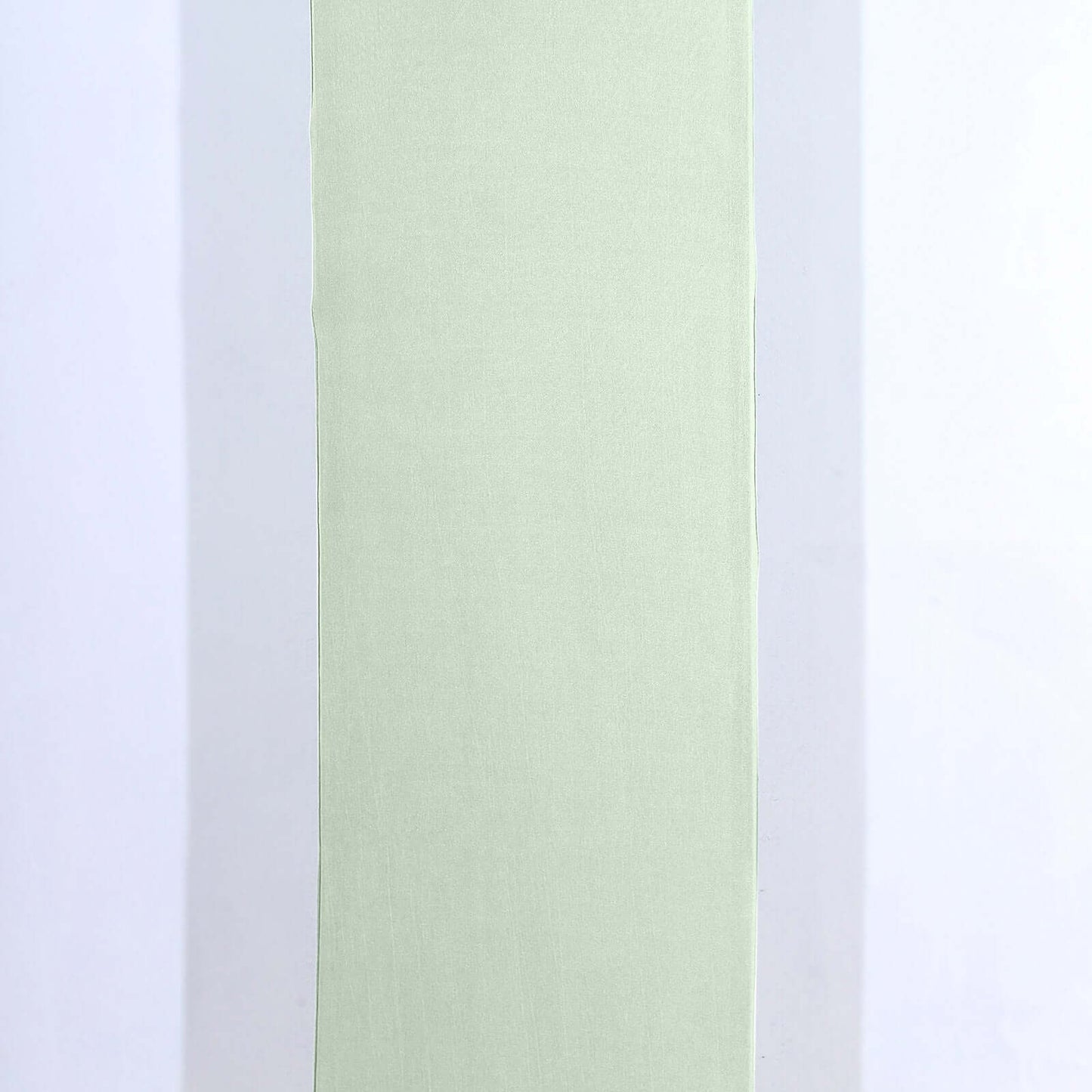 8ft Sage Green Spandex Fitted Open Arch Wedding Arch Cover, Double-Sided U-Shaped Backdrop Slipcover