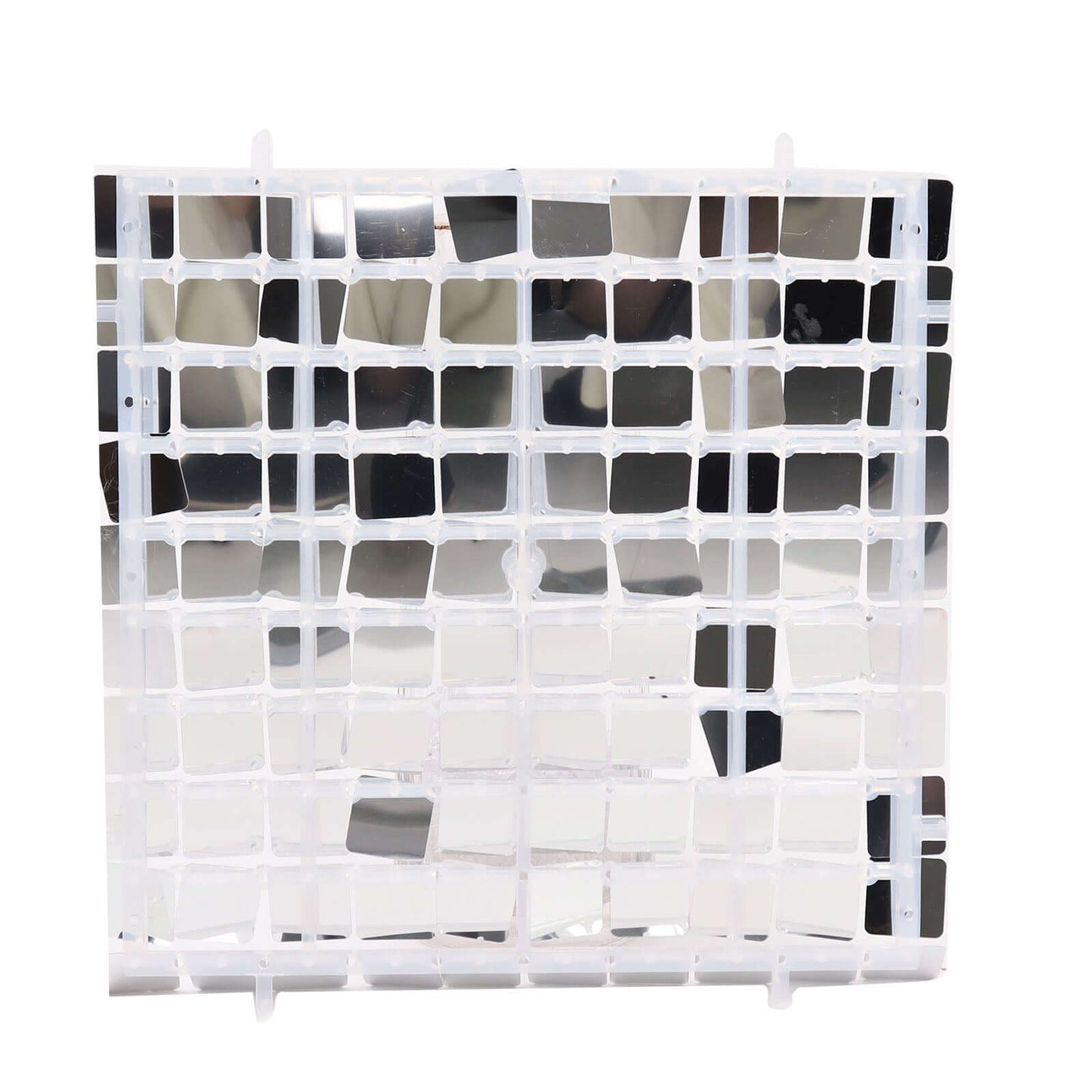 10sq.ft Shiny Silver Square Sequin Shimmer Wall Party Photo Backdrop, Active Spangle Wall Art DÃ©cor Panels - 10 Panels