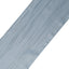 5 Pack Taffeta 6"x106" Chair Sashes Dusty Blue Accordion Crinkle Texture - Stylish Decor for Weddings & Gatherings
