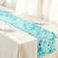 Big Payette Sequin 13"x108" Table Runner Turquoise - Dazzling Design