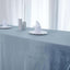 Premium Velvet 90"x156" Rectangle Tablecloth Dusty Blue - Reusable Soft & Seamless Table Cover