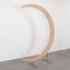 7.5ft Nude Spandex Crescent Moon Wedding Arch Cover, Custom Fitted Chiara Backdrop Stand Cover