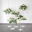 Acrylic Flower Vase Pillar Stand with Square Mirror Base Clear - Versatile Wedding Table Centerpiece 24"