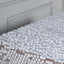 Sequin 72"x72" Table Overlay Square Tablecloth White - Big Payette Design for Classy Celebrations