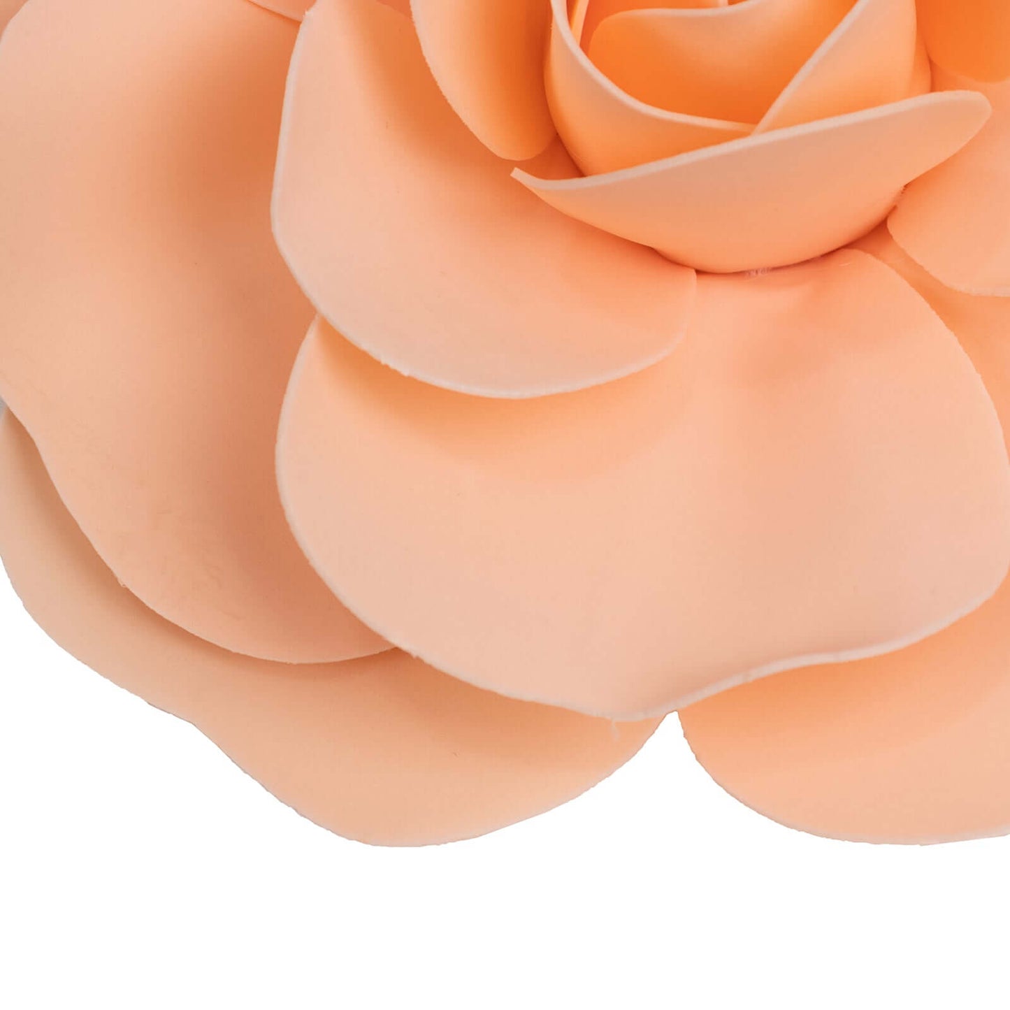 4 Pack 12" Large Blush Real Touch Artificial Foam DIY Craft Roses