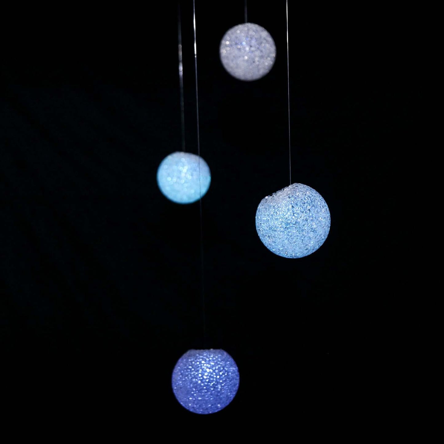 4-Pack LED Mini Light Globes Color Changing - Battery Operated Ball Centerpiece Fillers 3"