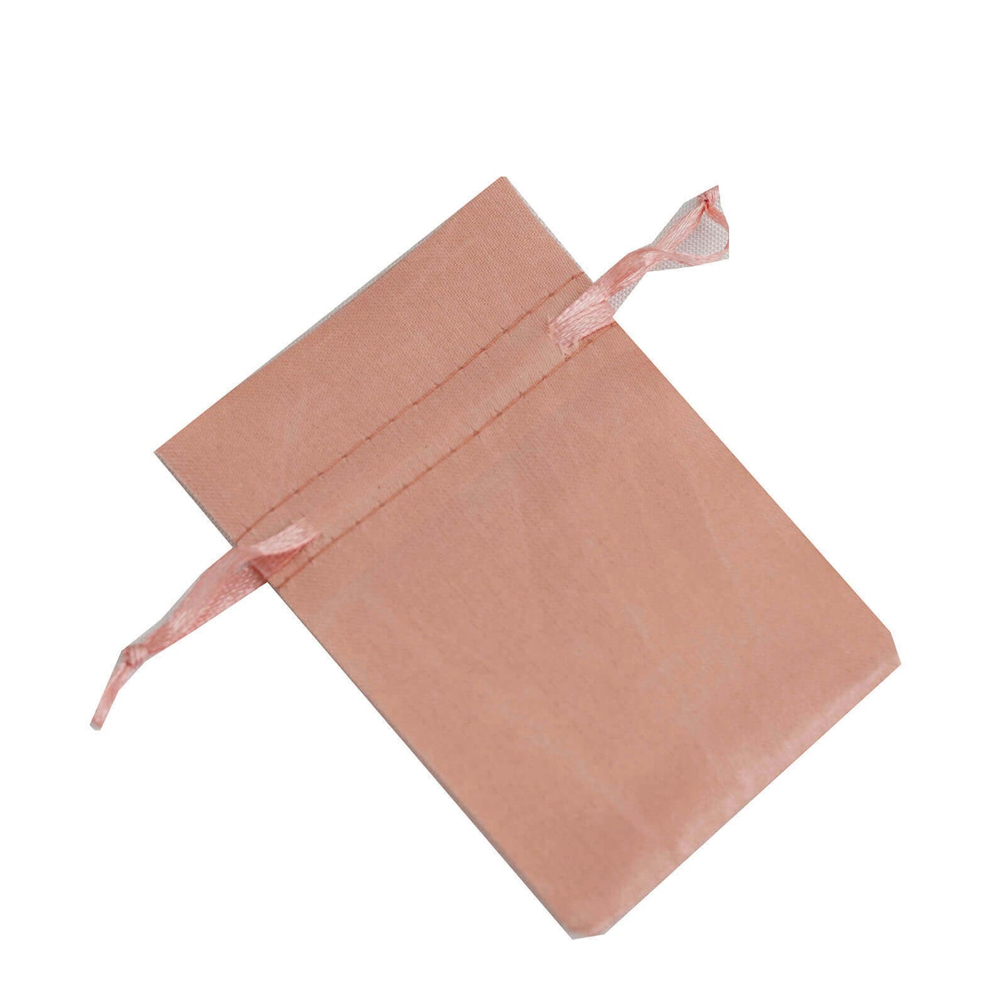 12 Pack 3"x4" Dusty Rose Satin Drawstring Wedding Party Favor Gift Bags