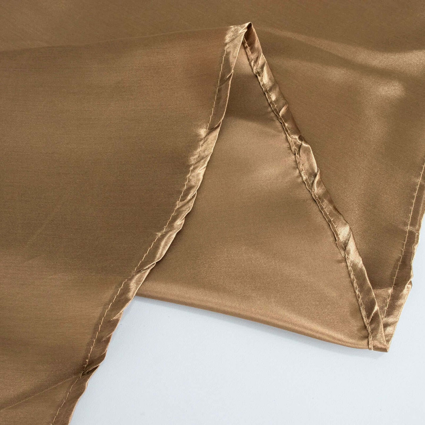 Satin 12"x108" Table Runner Taupe - Stylish Table Linen