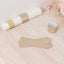 50-Pack Paper Napkin Rings Beige Glitter - Stylish Disposable Napkin Holders 1.5"