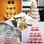 Acrylic Round DIY Cake Stand Plate Clear - Customized Tiered Dessert Display Holder for Treats Appetizers & Snacks 16"