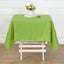 Polyester Square 54"x54" Tablecloth Apple Green - Wrinkle-Resistant & Durable Table Cover