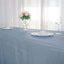 Taffeta 90"x156" Rectangle Tablecloth Dusty Blue - Accordion Crinkle Seamless Table Cover
