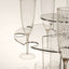 3-Tier Round Champagne Glass Holder Tower Clear Acrylic + 1 Bottle for Professional & Home Use 21"