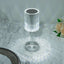 LED Acrylic Table Lamp Cylinder Design Color Changing - Rechargeable Cordless RGB Touch Control Light 10"