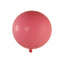 5 Pack Large Matte Pastel Pink Biodegradable Balloons, 36" Round Eco-friendly Thickened Latex Party Balloons