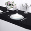Stretch Spandex 72"x30" Rectangle Tablecloth Top Cover Black - Durable Fitted Table Topper Cap