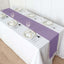 Polyester 12"x108" Table Runner Violet Amethyst - Durable & Wrinkle-Resistant Table Decor
