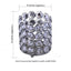 Crystal Beaded Metal Votive Tealight Holder Gold - Stylish Multipurpose Table Vase for Decor 4"