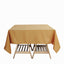 Polyester Square 70"x70" Tablecloth Gold - Wrinkle-Resistant & Durable Table Cover