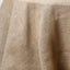 Burlap Jute 132" Round Tablecloth Natural - Rustic Boho Chic Seamless Table Linen