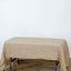 Burlap Jute 60"x102" Rectangle Tablecloth Natural - Rustic Boho Chic Table Linen