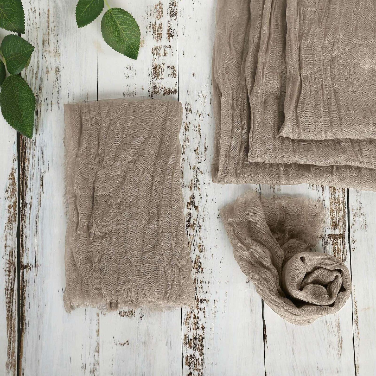 5 Pack Gauze Cheesecloth 24"x19" Napkins Natural Reusable Dinner Napkins