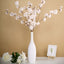 2 Branches 42" Tall Ivory Artificial Silk Carnation Flower Stems