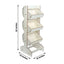 3-Tier Wooden Display Rack Basket Floor Standing Design Natural - Rustic Tabletop Cupcake Dessert Shelf Holder 33"