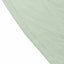 Spandex 30" Round Cocktail Table Cover Skirt Sage Green With Natural Wavy Drapes