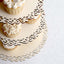 3-Tier Wooden Cupcake Stand Floral Edge Design Natural - Rustic Round Dessert Display Table Centerpiece 16"
