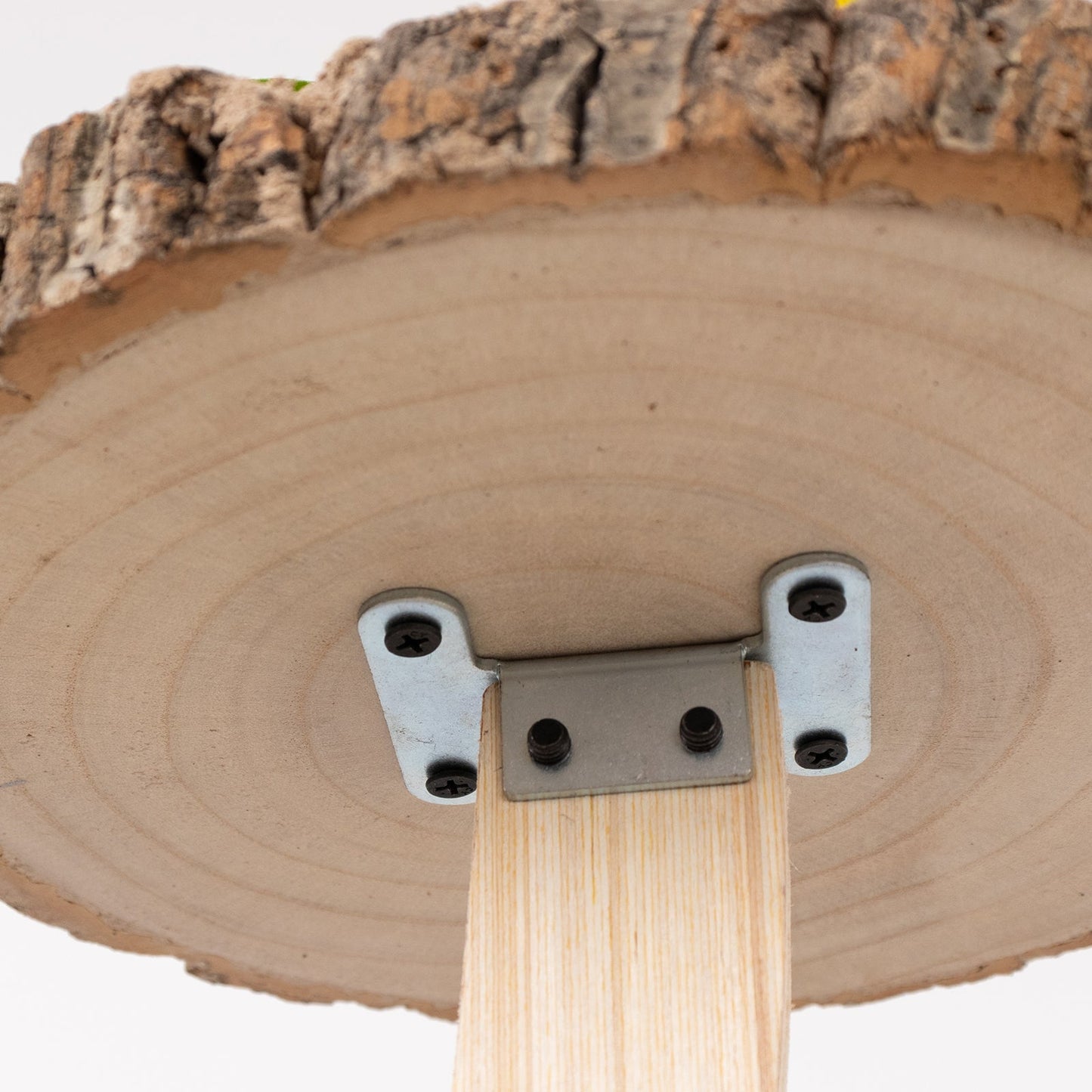 3-Tier Wooden Cupcake Stand Rustic Natural Wood Slice with Tree Branch Style - Farmhouse Dessert Display Cake Holder 17"