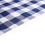 Polyester 54"x54" Square Tablecloth White/Navy Blue - Checkered Buffalo Plaid Design for Casual Table Settings