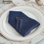 5 Pack Polyester 17"x17" Napkins Dark Denim Blue in Faux Denim Style Dinner Napkins for Casual Gatherings & Themed Events