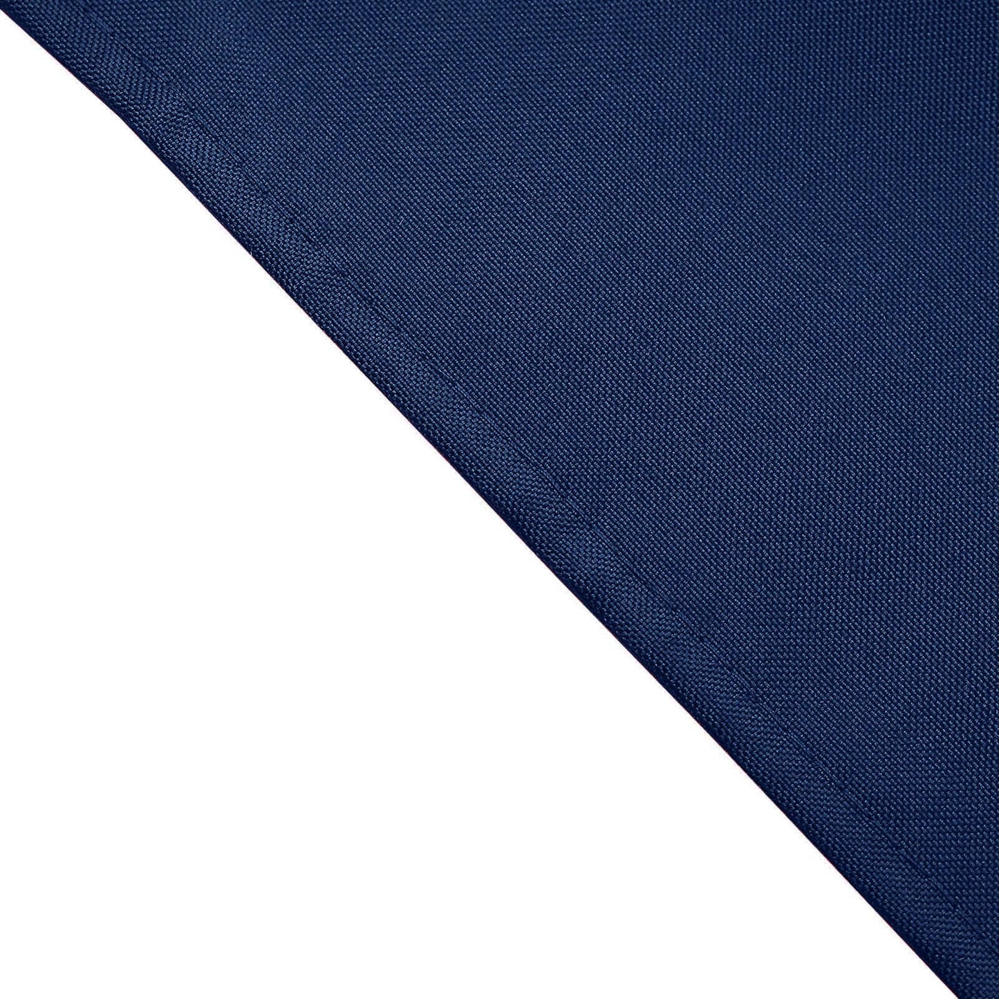 5 Pack Polyester 17"x17" Napkins Navy Blue - Durable & Wrinkle Resistant Dinner Napkins
